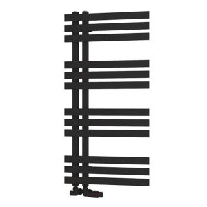 Eastbrook Hurley Matt Black Designer Towel Rail 1000 x 500mm