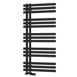 Eastbrook Hurley Matt Black Designer Towel Rail 1200 x 600mm