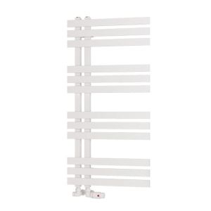 Eastbrook Hurley Matt White Designer Towel Rail 1000 x 500mm