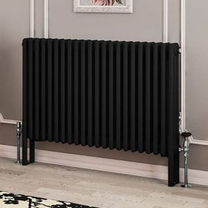 Eastbrook Imperia Matt Black 3 Column Radiator 600 x 1010mm