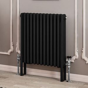 Eastbrook Imperia Matt Black 3 Column Radiator 600 x 605mm