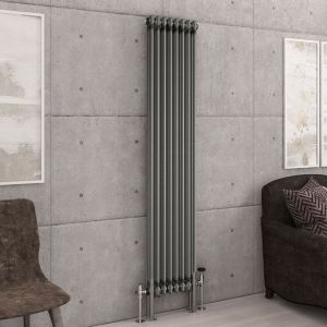 Eastbrook Imperia Bare Metal 2 Column Radiator 1800 x 380mm