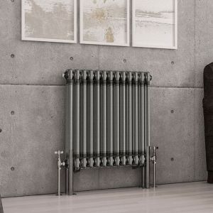 Eastbrook Imperia Bare Metal 2 Column Radiator 600 x 605mm