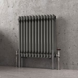 Eastbrook Imperia Bare Metal 3 Column Radiator 600 x 605mm