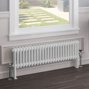 Eastbrook Imperia Gloss White 2 Column Radiator 300 x 1145mm