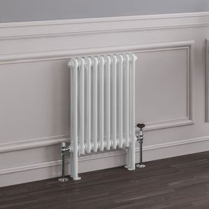 Eastbrook Imperia Gloss White 2 Column Radiator 600 x 470mm