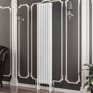 Eastbrook Imperia Gloss White 3 Column Radiator 1800 x 380mm