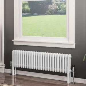 Eastbrook Imperia Gloss White 3 Column Radiator 300 x 1145mm