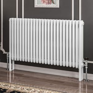 Eastbrook Imperia Gloss White 3 Column Radiator 600 x 1145mm