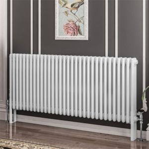 Eastbrook Imperia Gloss White 3 Column Radiator 600 x 1460mm