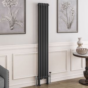 Eastbrook Imperia Matt Anthracite 2 Column Radiator 1800 x 290mm