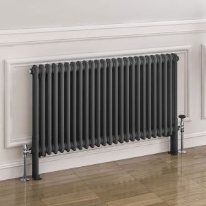 Eastbrook Imperia Matt Anthracite 2 Column Radiator 600 x 1145mm