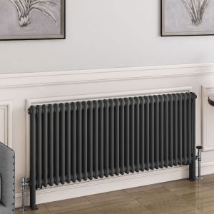 Eastbrook Imperia Matt Anthracite 2 Column Radiator 600 x 1460mm