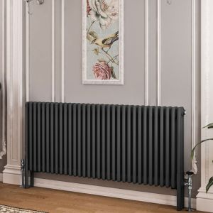 Eastbrook Imperia Matt Anthracite 3 Column Radiator 600 x 1460mm