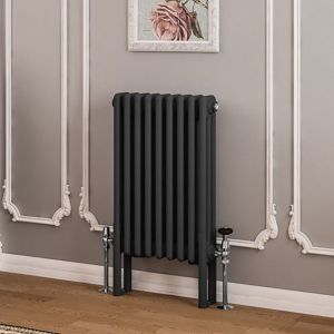 Eastbrook Imperia Matt Anthracite 3 Column Radiator 600 x 425mm