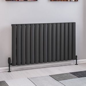 Eastbrook Kelmscott Matt Anthracite Aluminium Designer Radiator 600 x 1045mm