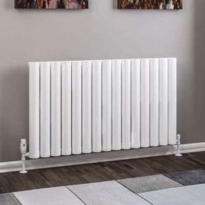 Eastbrook Kelmscott Matt White Aluminium Designer Radiator 600 x 1045mm