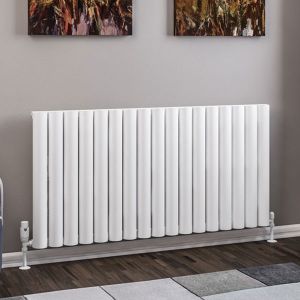 Eastbrook Kelmscott Matt White Aluminium Designer Radiator 600 x 1185mm