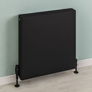 Eastbrook Keynsham Flat Cover Black Type 22 Central Heating Radiator 600 x 600mm