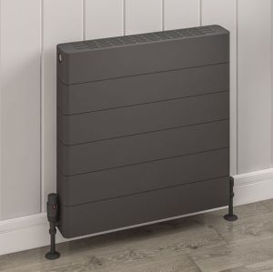 Eastbrook Keynsham Lined Cover Anthracite Type 22 Central Heating Radiator 600 x 600mm