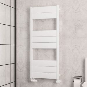 Eastbrook Kingswood Matt White Designer Towel Rail 1220 x 500mm