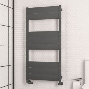 Eastbrook Kingswood Matt Anthracite Designer Towel Rail 1220 x 600mm