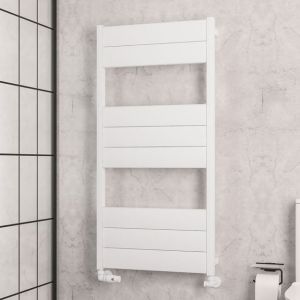 Eastbrook Kingswood Matt White Designer Towel Rail 1220 x 600mm