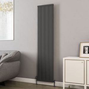 Eastbrook Kingswood Matt Anthracite Aluminium Designer Radiator 1800 x 410mm