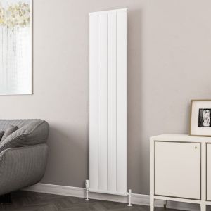 Eastbrook Kingswood Matt White Aluminium Designer Radiator 1800 x 410mm