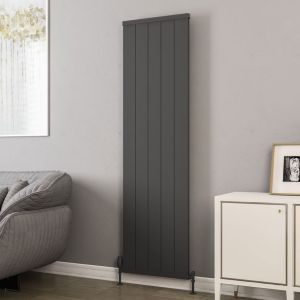 Eastbrook Kingswood Matt Anthracite Aluminium Designer Radiator 1800 x 510mm