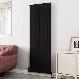 Eastbrook Kingswood Matt Black Aluminium Designer Radiator 1800 x 610mm