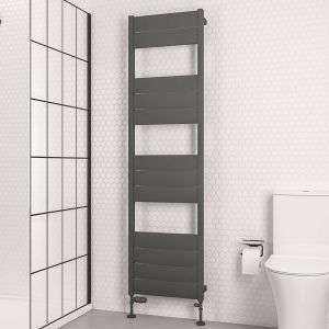 Eastbrook Kingswood Matt Anthracite Designer Towel Rail 1820 x 500mm