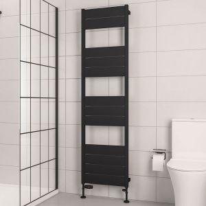 Eastbrook Kingswood Matt Black Designer Towel Rail 1820 x 500mm