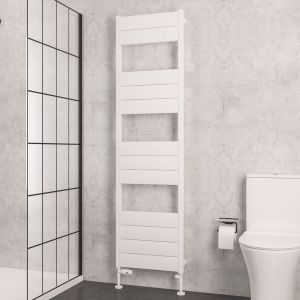 Eastbrook Kingswood Matt White Designer Towel Rail 1820 x 500mm