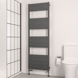 Eastbrook Kingswood Matt Anthracite Designer Towel Rail 1820 x 600mm