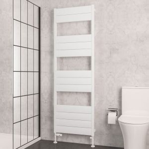 Eastbrook Kingswood Matt White Designer Towel Rail 1820 x 600mm