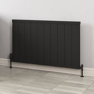 Eastbrook Kingswood Matt Black Aluminium Designer Radiator 600 x 1010mm