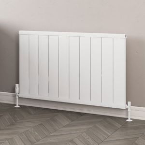 Eastbrook Kingswood Matt White Aluminium Designer Radiator 600 x 1010mm