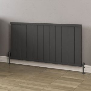 Eastbrook Kingswood Matt Anthracite Aluminium Designer Radiator 600 x 1210mm