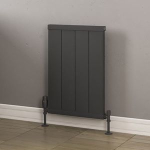 Eastbrook Kingswood Matt Anthracite Aluminium Designer Radiator 600 x 410mm