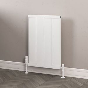 Eastbrook Kingswood Matt White Aluminium Designer Radiator 600 x 410mm