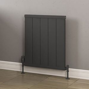 Eastbrook Kingswood Matt Anthracite Aluminium Designer Radiator 600 x 510mm