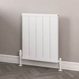 Eastbrook Kingswood Matt White Aluminium Designer Radiator 600 x 510mm