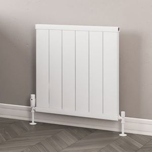 Eastbrook Kingswood Matt White Aluminium Designer Radiator 600 x 610mm