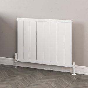 Eastbrook Kingswood Matt White Aluminium Designer Radiator 600 x 810mm