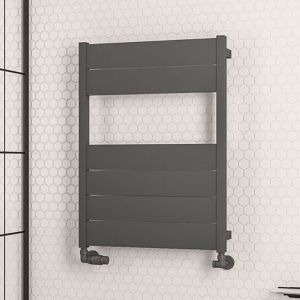 Eastbrook Kingswood Matt Anthracite Designer Towel Rail 820 x 600mm