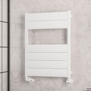 Eastbrook Kingswood Matt White Designer Towel Rail 820 x 600mm