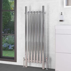 Eastbrook Lambourne Chrome Steel Designer Radiator 1200 x 420mm