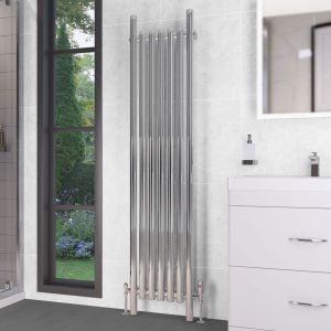 Eastbrook Lambourne Chrome Steel Designer Radiator 1800 x 420mm