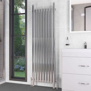 Eastbrook Lambourne Chrome Steel Designer Radiator 1800 x 540mm